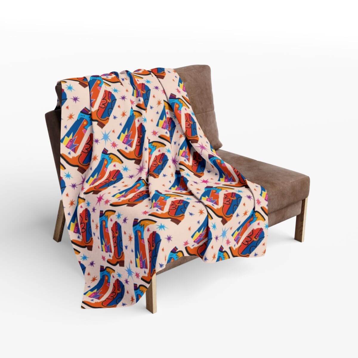 Rainbow-boots-50×60-blanket-chair